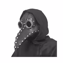 Halloween Plague Doctor Bird Mask Long Nose Beak Cosplay Steampunk Scary - D