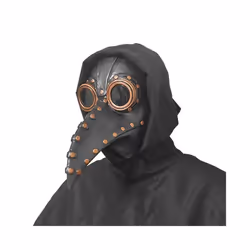 Halloween Plague Doctor Bird Mask Long Nose Beak Cosplay Steampunk Scary - E