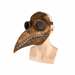 Halloween Plague Doctor Bird Mask Long Nose Beak Cosplay Steampunk Scary - E