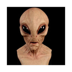 2023 New UFO Alien Helmet Mask Halloween Cosplay Alien Mask Latex Headgear - 4