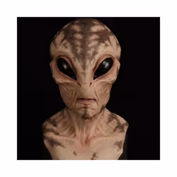2023 New UFO Alien Helmet Mask Halloween Cosplay Alien Mask Latex Headgear - 3