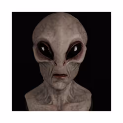 2023 New UFO Alien Helmet Mask Halloween Cosplay Alien Mask Latex Headgear - 5