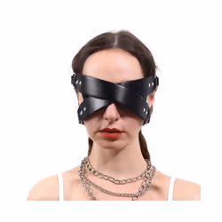 Cosplay Women Leather Mask Sexy Toy Bunny Ears Punk Gothic Style Half - EM-027