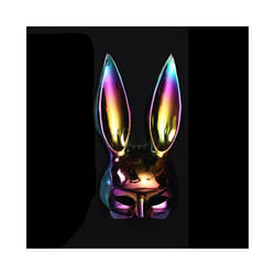 9 Styles Halloween Rabbit Ears Half Mask Bright Matte Bunny Cosplay Party - 2E