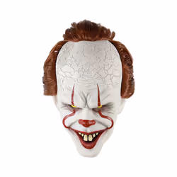Halloween Mask IT Pennywise for Adults Clown Scary Costume Cosplay Party - 1