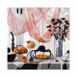 Creepy Cloth for Halloween Decoration Scary Party Scene Prop Horror House - 200cmx76cm black