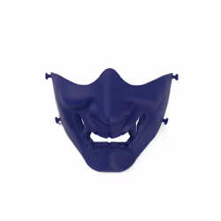 Tactical Half Face Mask Evil Demon Monster Helmet Samurai Hannya Oni Halloween - 4