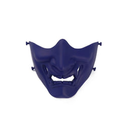 Tactical Half Face Mask Evil Demon Monster Helmet Samurai Hannya Oni Halloween - 4