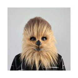 Chewbacca Cosplay Mask Halloween Party Costume Accessories props Plush - 1