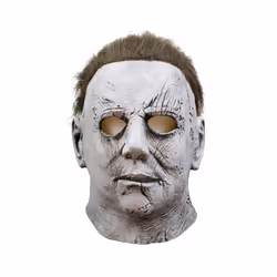 2023 New Type Halloween Michael Myers Scar Mask Halloween Carnival Costume - A