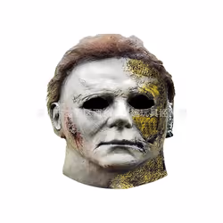 2023 New Type Halloween Michael Myers Scar Mask Halloween Carnival Costume - G