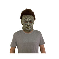 2023 New Type Halloween Michael Myers Scar Mask Halloween Carnival Costume - D