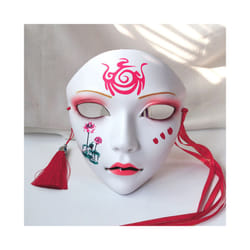 Halloween Cosplay Masks Flowers Beauty Cherry Mask for Adult Film Theme - 2