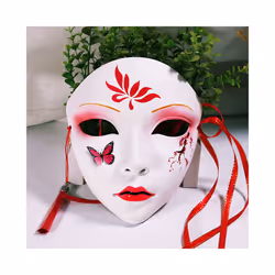 Halloween Cosplay Masks Flowers Beauty Cherry Mask for Adult Film Theme - 4