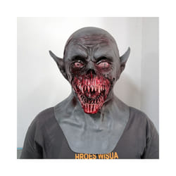 Halloween Mask Horror Vampire Dress Up Accessories Carnival Party Demon - with blood