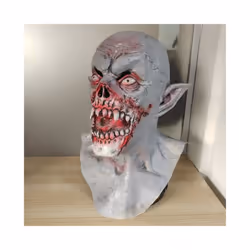 Halloween Mask Horror Vampire Dress Up Accessories Carnival Party Demon - with blood