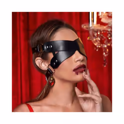 Sex Bdsm Eye Mask Erotic Bondage Adult Game Couples Leather Harness Fetish - mask3