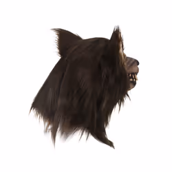 Scary Wolf Latex Mask Realistic and Fierce Werewolf Carnival Headgear - Wolf Head A