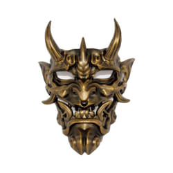 Hannya Oni Prajna Mask Chiwu Prajna Mask Halloween Mask Buddhist Horror - Dark Khaki