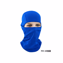Windproof Breathable Good Quality Full Face Ski Mask Mesh Fabric Balaclava - One Size, Blue