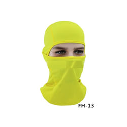 Windproof Breathable Good Quality Full Face Ski Mask Mesh Fabric Balaclava - One Size, Yellow