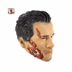 Realistic Arnold Schwarzenegger Mask Latex Robot Terminator Mask Fancy - 1