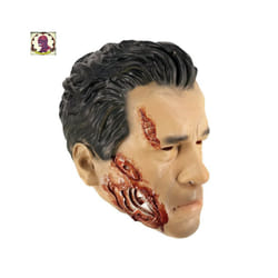 Realistic Arnold Schwarzenegger Mask Latex Robot Terminator Mask Fancy - 1