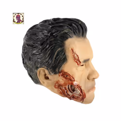 Realistic Arnold Schwarzenegger Mask Latex Robot Terminator Mask Fancy - 1