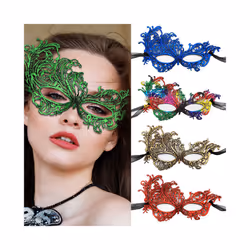 Lady Sexy Black Lace Floral Eye Mask Women Masquerade Party Cosplay Masque - 14