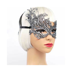 Lady Sexy Black Lace Floral Eye Mask Women Masquerade Party Cosplay Masque - 12