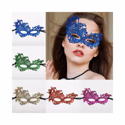 Lady Sexy Black Lace Floral Eye Mask Women Masquerade Party Cosplay Masque - 7