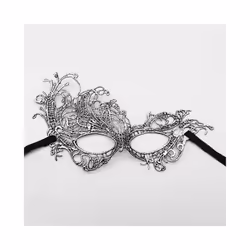 Lady Sexy Black Lace Floral Eye Mask Women Masquerade Party Cosplay Masque - 2