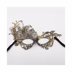 Lady Sexy Black Lace Floral Eye Mask Women Masquerade Party Cosplay Masque - 1