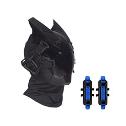 PROJECT Cyberpunk Cosplay Hellboy Retaliation Shinobi Horns mask Black - Blue