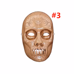Halloween Persona Adult Harry Death Eater Lucius Malfoy Mask Scary Halloween - Green