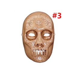 Halloween Persona Adult Harry Death Eater Lucius Malfoy Mask Scary Halloween - Green