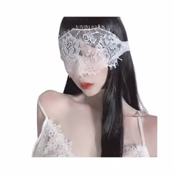Lady Sexy Lace Eye Mask Blindfolds Black Cutout Patch Blindfolds Hollow - Black