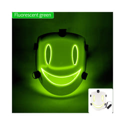 Japanese  Anime cosplay High-Rise Invasion Cosplay Mask Neon Luminous - Mask With Light  7