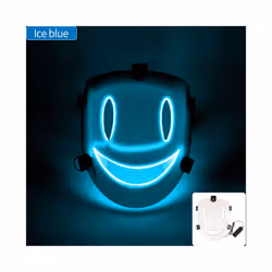 Japanese  Anime cosplay High-Rise Invasion Cosplay Mask Neon Luminous - Mask With Light  6
