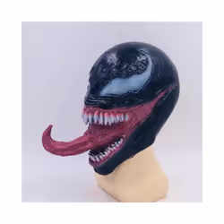 Halloween Horror Venom Latex Mask Cosplay Hero Headgear Halloween Horror - Hand Puppet