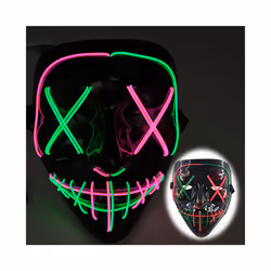 Halloween Luminous LED Mask Purge Masks Election Mascara Costume Mask - style 7