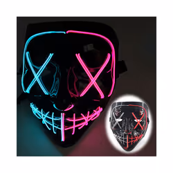 Halloween Luminous LED Mask Purge Masks Election Mascara Costume Mask - style 6