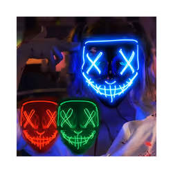 Halloween Luminous LED Mask Purge Masks Election Mascara Costume Mask - style 11