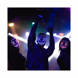 Halloween Luminous LED Mask Purge Masks Election Mascara Costume Mask - style 11