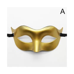 14 Styles Halloween Mask Half Face Adult Party Gentleman Masquerade Christmas - A