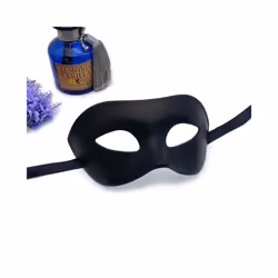 14 Styles Halloween Mask Half Face Adult Party Gentleman Masquerade Christmas - Black