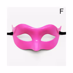 14 Styles Halloween Mask Half Face Adult Party Gentleman Masquerade Christmas - F