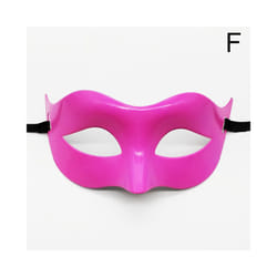 14 Styles Halloween Mask Half Face Adult Party Gentleman Masquerade Christmas - F