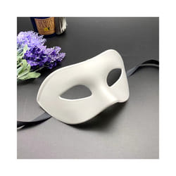 14 Styles Halloween Mask Half Face Adult Party Gentleman Masquerade Christmas - White