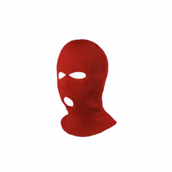 Unisex Outdoor Cycling Ski Full Face Mask 3 Hole Army CS Sport Tactical - DARK RED